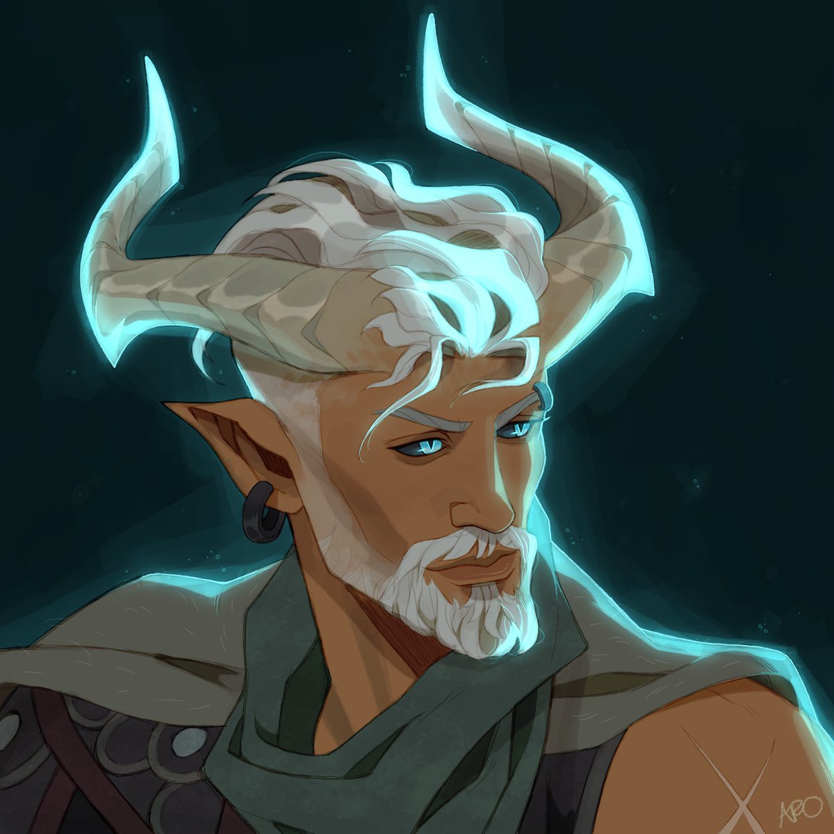 Ulgan, the Tiefling* Ranger/Rogue 🌌💫 Thank you Dorian!!
(*it’s complicated) #dnd #commission