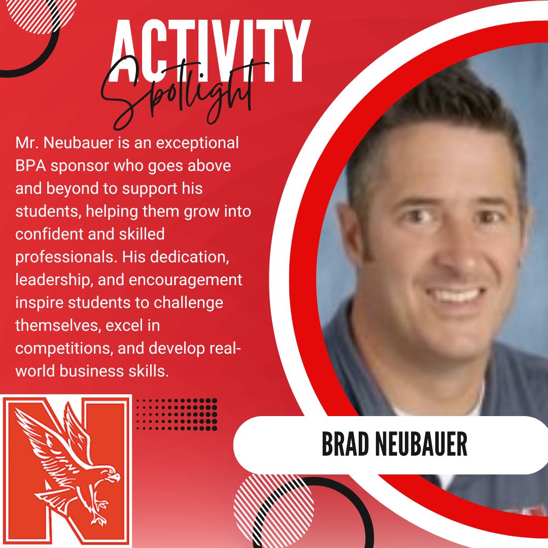Thank you Mr. Neubauer for all that to do to guide and support our BPA students!! <a href="/nchsBPA/">Naperville Central BPA</a> <a href="/NCHSOFFICIAL/">Naperville Central</a>