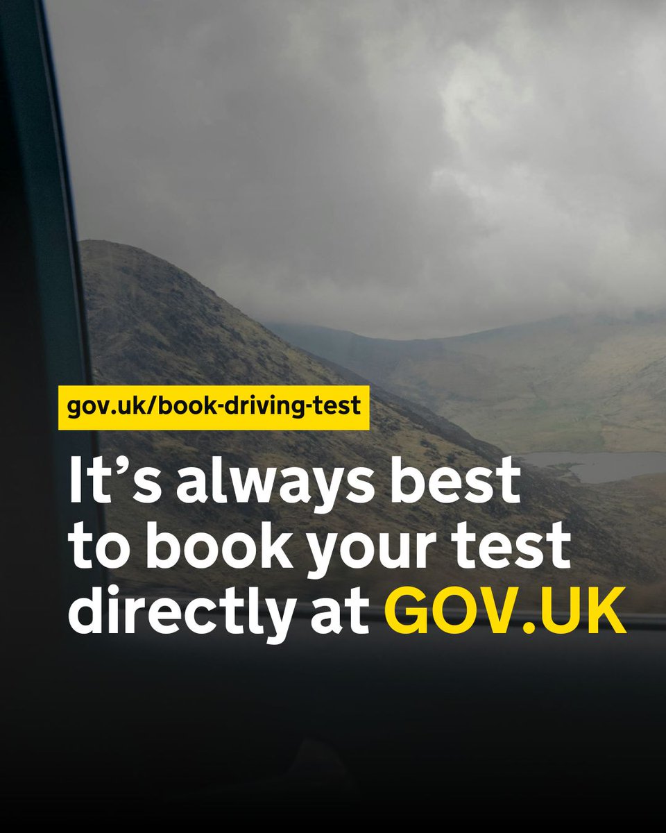 GOVUK's tweet image. How to book your driving test 🚗

Visit gov.uk/book-driving-t…

#Driving #LearnToDrive