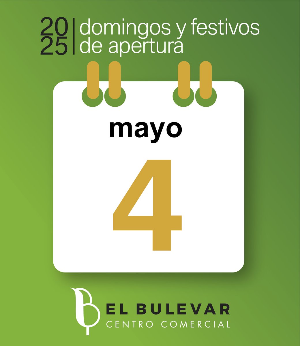 El próximo #4deMayo #Abrimos 📷