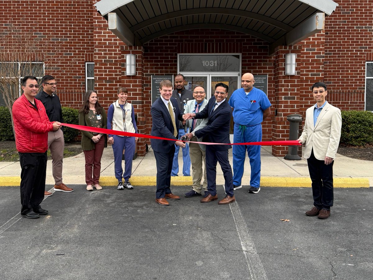Despite the chilly morning, you could feel the energy as we celebrated the ribbon cutting of the new Mary Washington Gastroenterology. We are excited to welcome the amazing providers and staff from the former Gastroenterology Associates of Fredericksburg into the MWHC family.