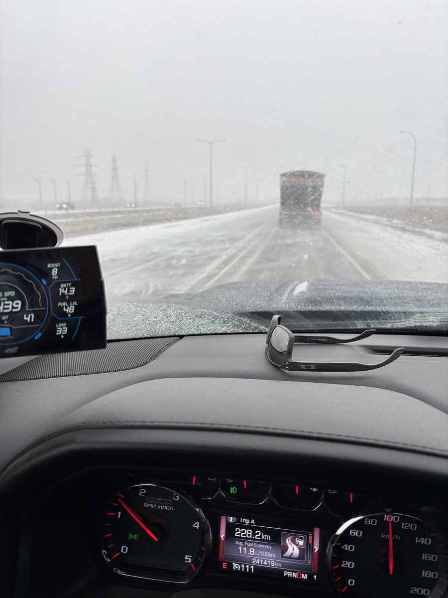 LorneHarrison's tweet photo. Just one trip south without having to drive through fog, freezing rain, snow, or blizzard conditions would be nice at some point!! Guess it’s too much to ask?? 🤷‍♂️🤔 https://t.co/h4onT9it1v