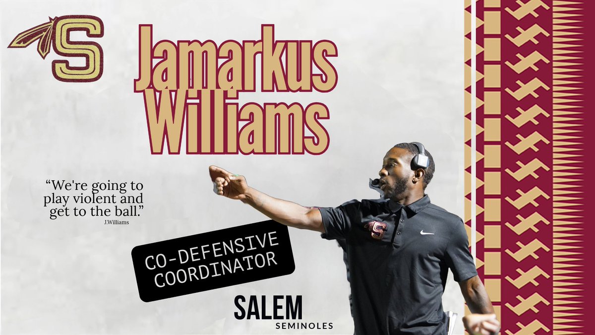 Michael Johnson (@coachjohnson_13) on Twitter photo ππππππππ ππππ
π
ππππππ
Reliability is the Name of Game. Excited to Promote Coach Williams to Co-DC while Retaining his Role over Special Teams! Looking forward to seeing the LB play continue to Grow #Underwood4L <a href="/JamarkusWill/">Jamarkus Williams</a> ππππππππ ππππ
π
ππππππ
Reliability is the Name of Game. Excited to Promote Coach Williams to Co-DC while Retaining his Role over Special Teams! Looking forward to seeing the LB play continue to Grow #Underwood4L <a href="/JamarkusWill/">Jamarkus Williams</a>