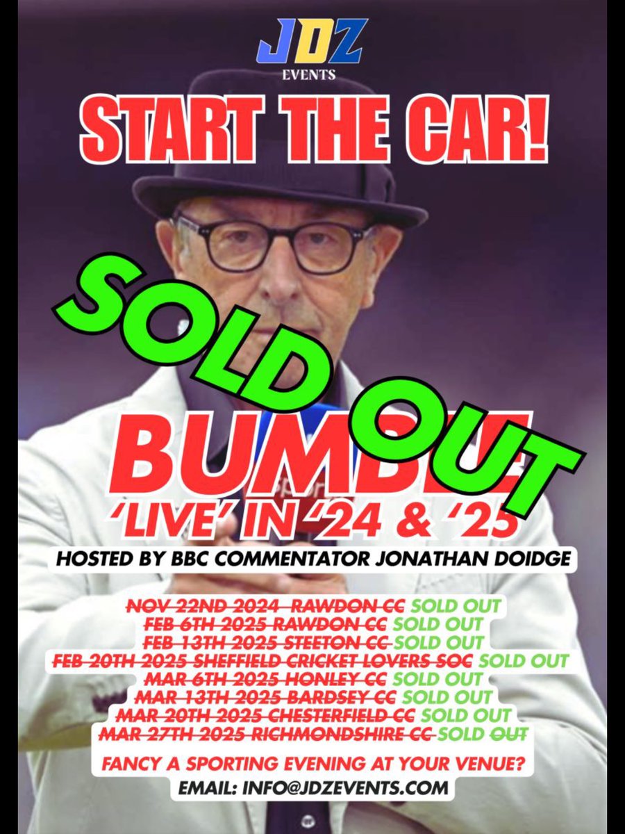 All ready to welcome <a href="/BumbleCricket/">David 'Bumble' Lloyd</a> to <a href="/BardseyCC/">Bardsey CC</a> tonight. Should be a fantastic evening.