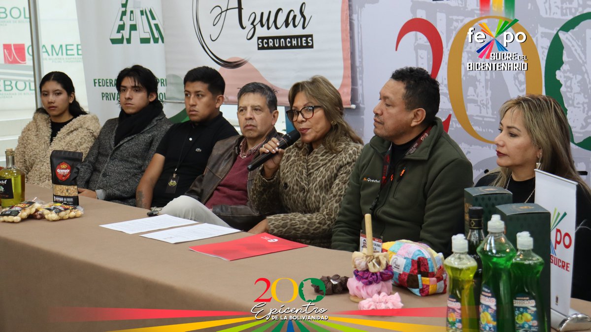 fexposucreboli's tweet photo. ¡La Fexpo Sucre 2025 está cerca! El pabellón emprendedor del Gobierno Municipal de Sucre contará con 80 emprendedores que mostrarán la fuerza productiva capitalina. ¡Ya son 147 expositores confirmados! #FexpoSucre2025 #Bicentenario #ConectaYCrece https://t.co/FmX8QhSaye