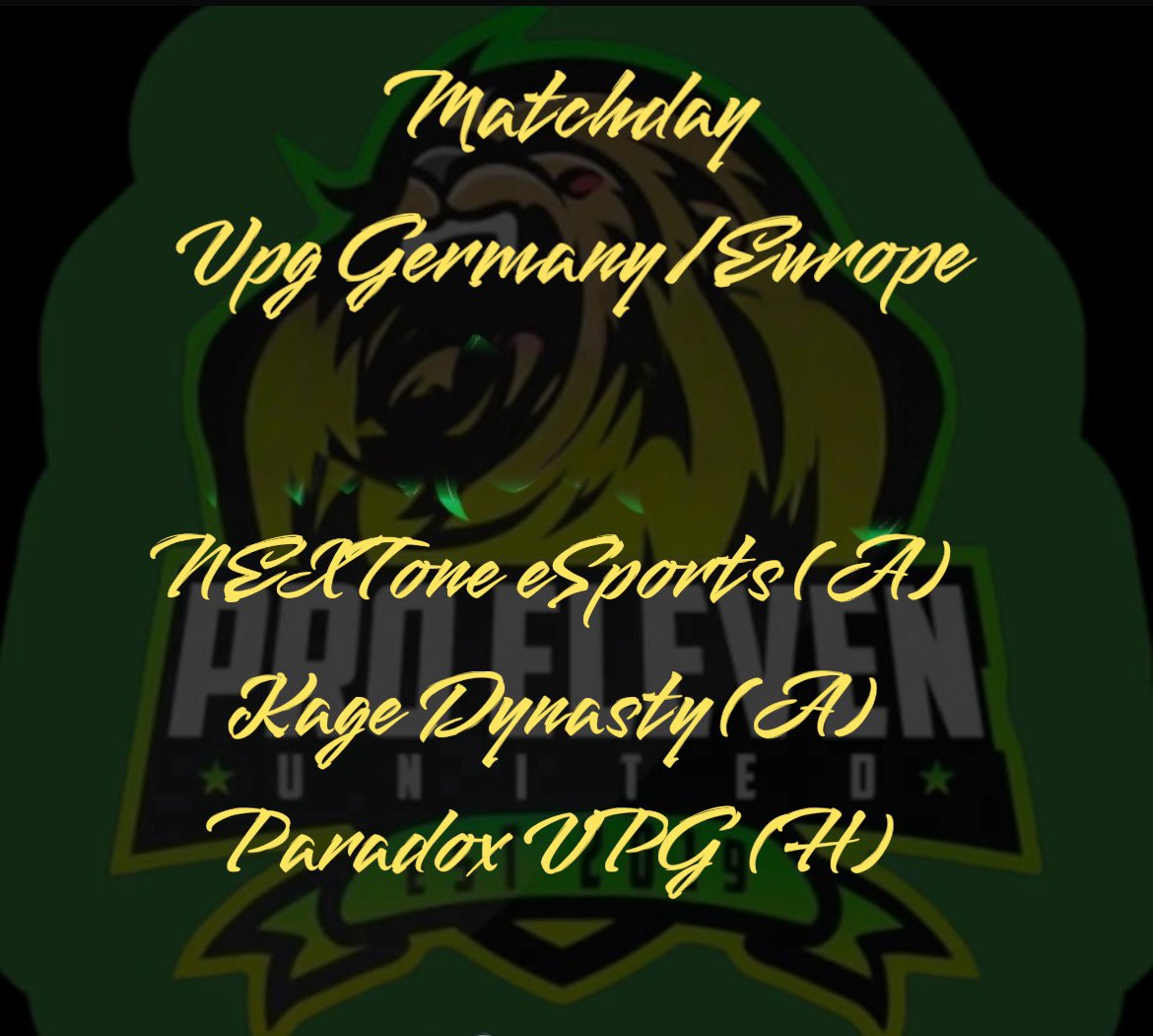 Heute ist wieder Spieltach!!!!!
<a href="/VPGEurope/">Virtual Pro Gaming | Europe</a> <a href="/_vpggermany/">VPG Germany</a> <a href="/ParadoxVPG/">ParadoxVPG</a>