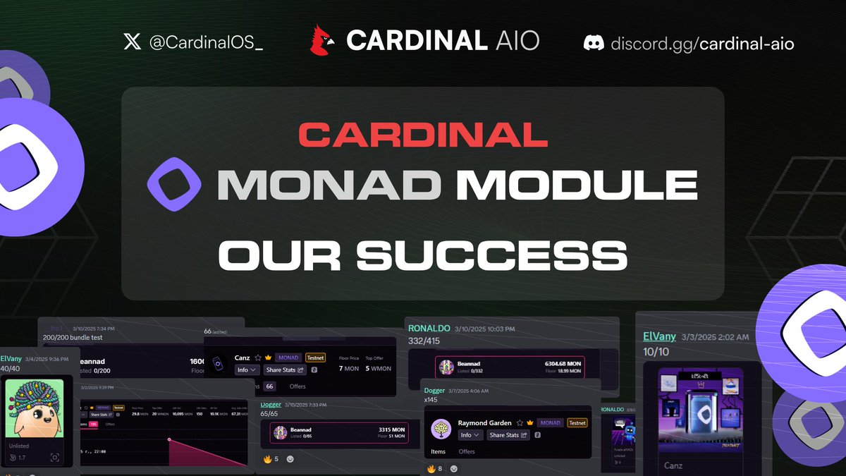 Our monad module is working great.