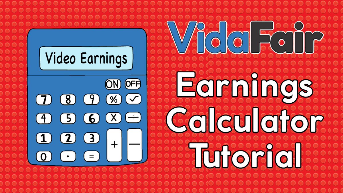 What can you do today in under 10 minutes???

Watch our Earnings Calculator Tutorial, and learn how to monetize your film and video on <a href="/VidaFair/">VidaFair</a> !

Find it here:
vidafair.com/earningscalcul…

#MonetizeVideo #MonetizePodcast #MonetizeFilm #MonetizeMusicVideo #TVOD #PayPerView