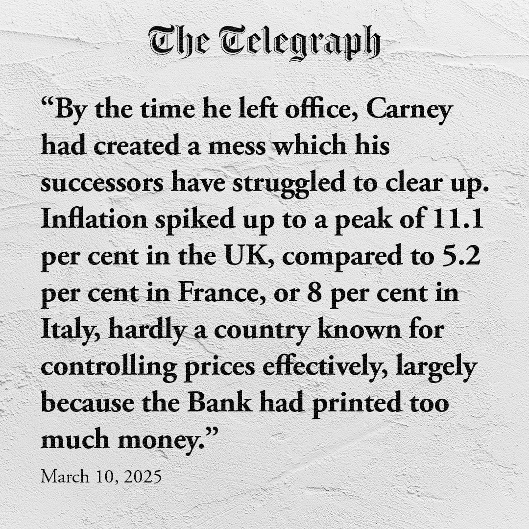 Pierre Poilievre (@pierrepoilievre) on Twitter photo While the Canadian media is covering up Carney's past, here are the facts about his disastrous record at the Bank of England. While the Canadian media is covering up Carney's past, here are the facts about his disastrous record at the Bank of England.
