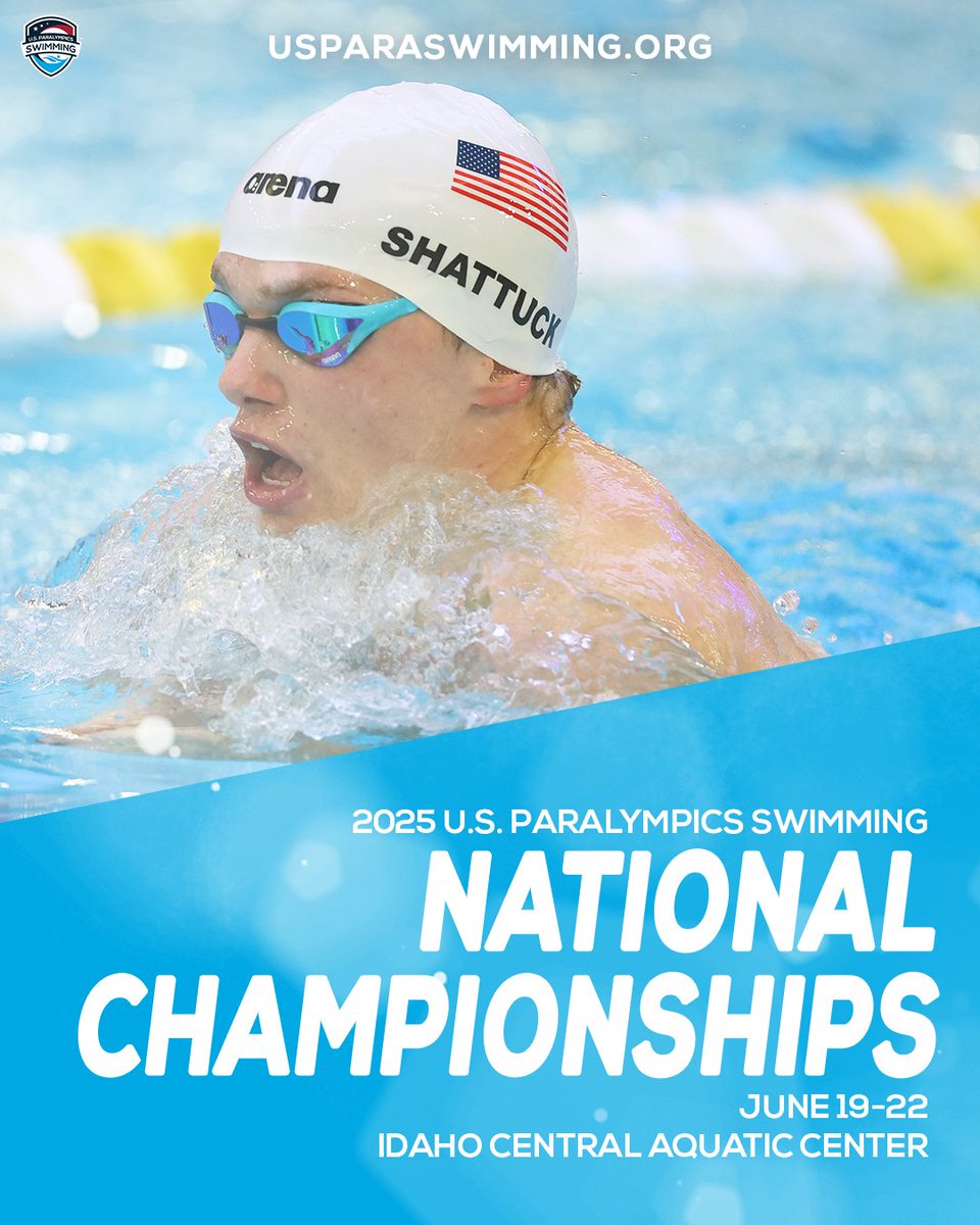 2025 nationals loading ⏳

We’re excited to head to Idaho Central Aquatic Center for the 2025 U.S. Paralympics Swimming National Championships! 

More information 👉 usparaswimming.org/news/2025/marc…