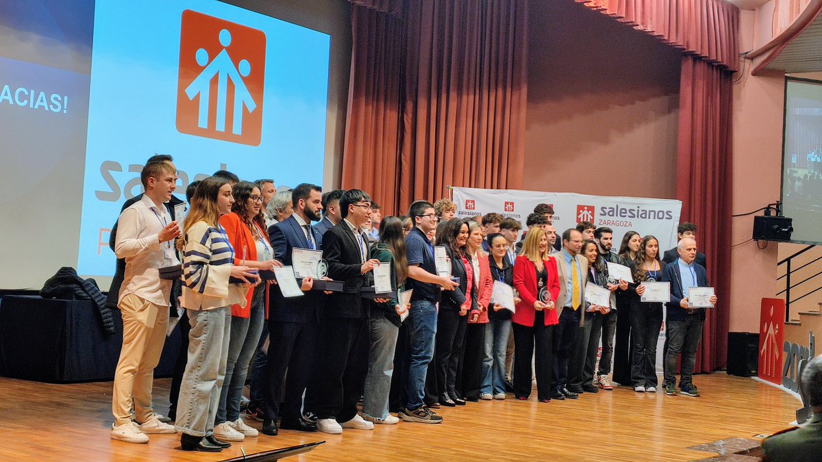 Ana Elduque (@ana_elduque) on Twitter photo 38 Edición del <a href="/PremioDonBosco/">Premio Don Bosco</a> . Una maravilla de proyectos con la ilusión de estudiantes de bachillerato y FP, guiados por sus tutores.
Enhorabuena a todos los participantes, premiados y organizadores por tan magnífica edición.
<a href="/CQAragonNavarra/">Colegio de Químicos Aragón Navarra</a>
<a href="/salesianosZAR/">Salesianos Zaragoza - #SomosFuturo</a>
#38PremioDonBosco 38 Edición del <a href="/PremioDonBosco/">Premio Don Bosco</a> . Una maravilla de proyectos con la ilusión de estudiantes de bachillerato y FP, guiados por sus tutores.
Enhorabuena a todos los participantes, premiados y organizadores por tan magnífica edición.
<a href="/CQAragonNavarra/">Colegio de Químicos Aragón Navarra</a>
<a href="/salesianosZAR/">Salesianos Zaragoza - #SomosFuturo</a>
#38PremioDonBosco