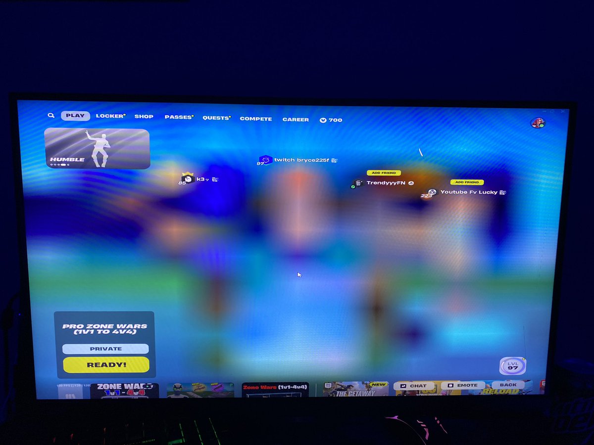 anyone know how to fix? tryan put my 3d resolution at 0 and it does this everytime will pay if u can figure it out #fortnite