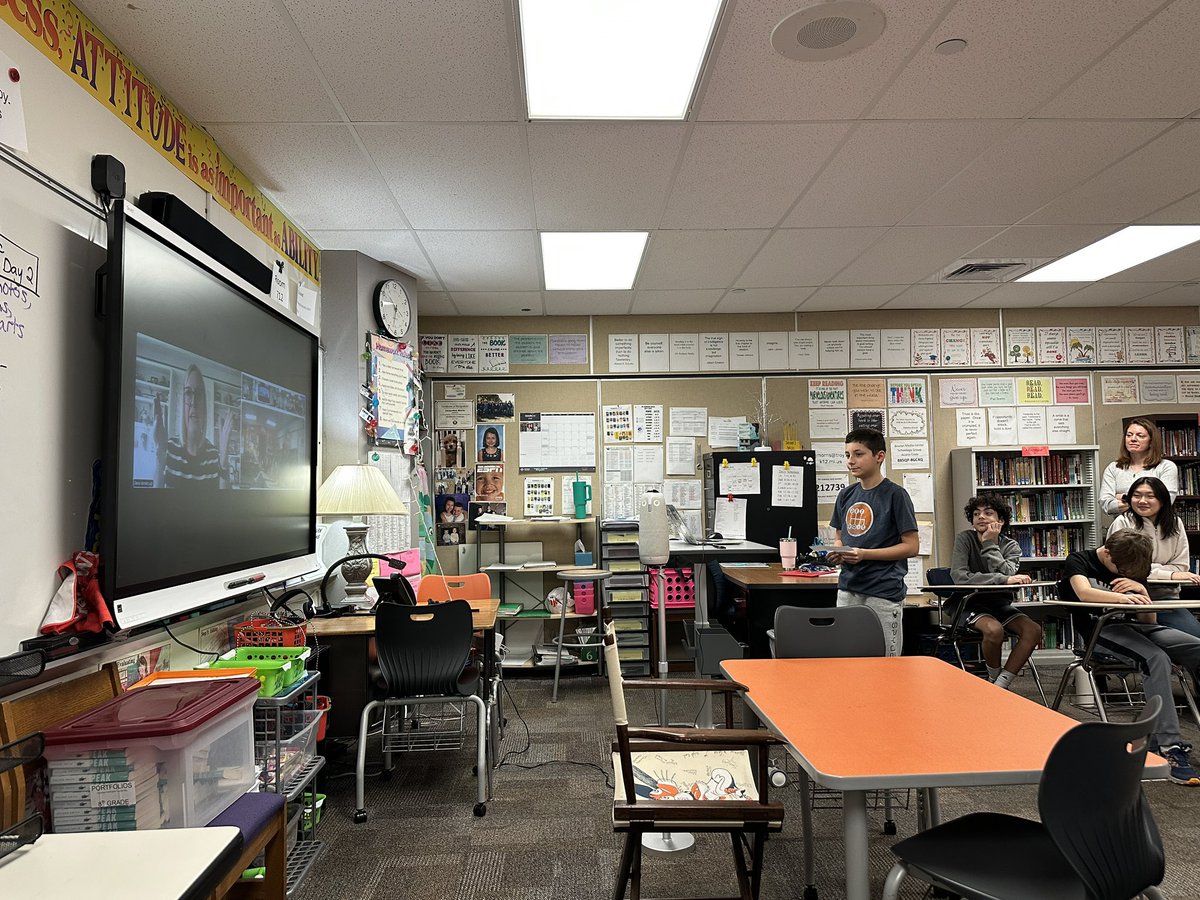 Jackie Morris (@jmorris2) on Twitter photo My students had the special opportunity to have a Zoom meeting with Dana VanderLugt, author of ‘Enemies in the Orchard.’ We read the Troybery nominee together as a class and we all enjoyed it. Thank you, <a href="/medialoguer/">Christina Chatel</a> . <a href="/bpbroncos/">Boulan Park</a> My students had the special opportunity to have a Zoom meeting with Dana VanderLugt, author of ‘Enemies in the Orchard.’ We read the Troybery nominee together as a class and we all enjoyed it. Thank you, <a href="/medialoguer/">Christina Chatel</a> . <a href="/bpbroncos/">Boulan Park</a>