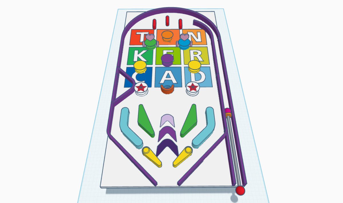 Playable arcade game demonstrating the new keyboard-controllable motors in <a href="/tinkercad/">Tinkercad</a> SIM LAB. Customise your own game with colours, materials and settings. How long can you keep the ball in play?

tinkercad.com/things/aP0P7yq…