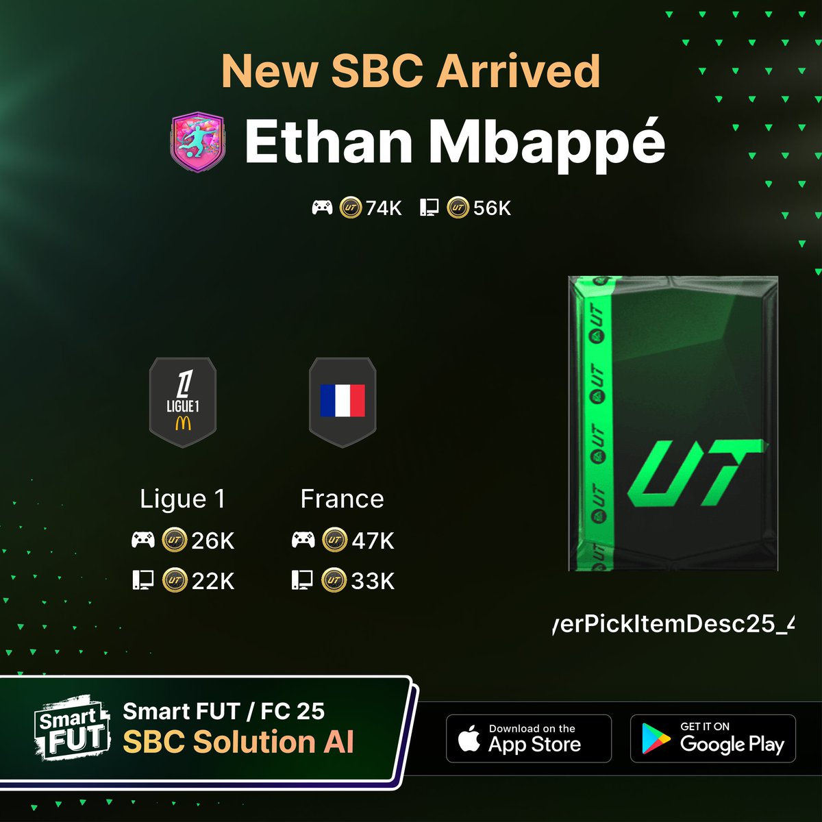 🆕New SBCs Arrived: Amine Gouiri , Marquee Matchups , Ethan Mbappé are now ready to solve in Smart FUT!  #SBC #FC25 #ut25 #EAFC25 #EAFC25RATINGS