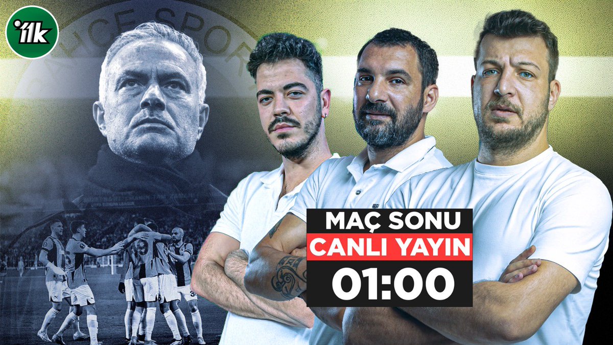 İlk 11 (@11konbir) on Twitter photo 📢Maç Sonu Canlı Yayın
🏟️Rangers-Fenerbahçe
⏰01:00
🗣️<a href="/BatuhanKrdnzz/">Batuhan Karadeniz</a>, Engin Baytar ve <a href="/Oguzoztrr/">Oğuz Öztürk</a> ile maçtan sonra canlı yayındayız!👇
youtube.com/live/vMAaMBCXH… 📢Maç Sonu Canlı Yayın
🏟️Rangers-Fenerbahçe
⏰01:00
🗣️<a href="/BatuhanKrdnzz/">Batuhan Karadeniz</a>, Engin Baytar ve <a href="/Oguzoztrr/">Oğuz Öztürk</a> ile maçtan sonra canlı yayındayız!👇
youtube.com/live/vMAaMBCXH…