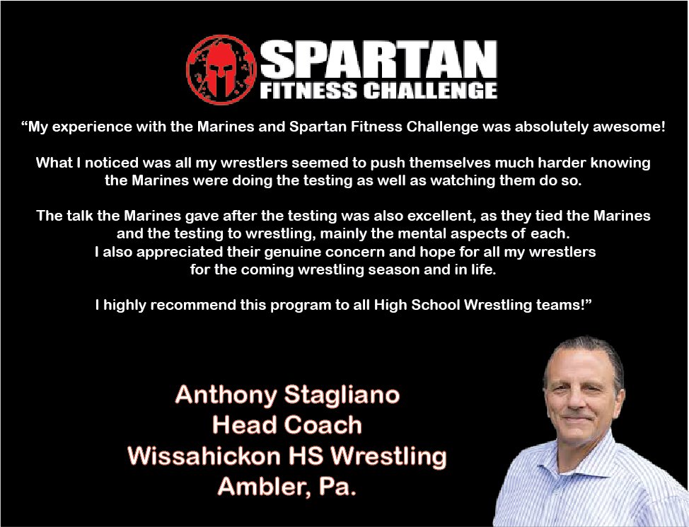Wissahickon HS Wrestling Coach Anthony Stagliano from Ambler, Pa. had some high words of praise for the SFC! 

Has your team taken the challenge yet??

MORE: SpartanFitnessChallenge.com

<a href="/nwcawrestling/">NWCA</a>