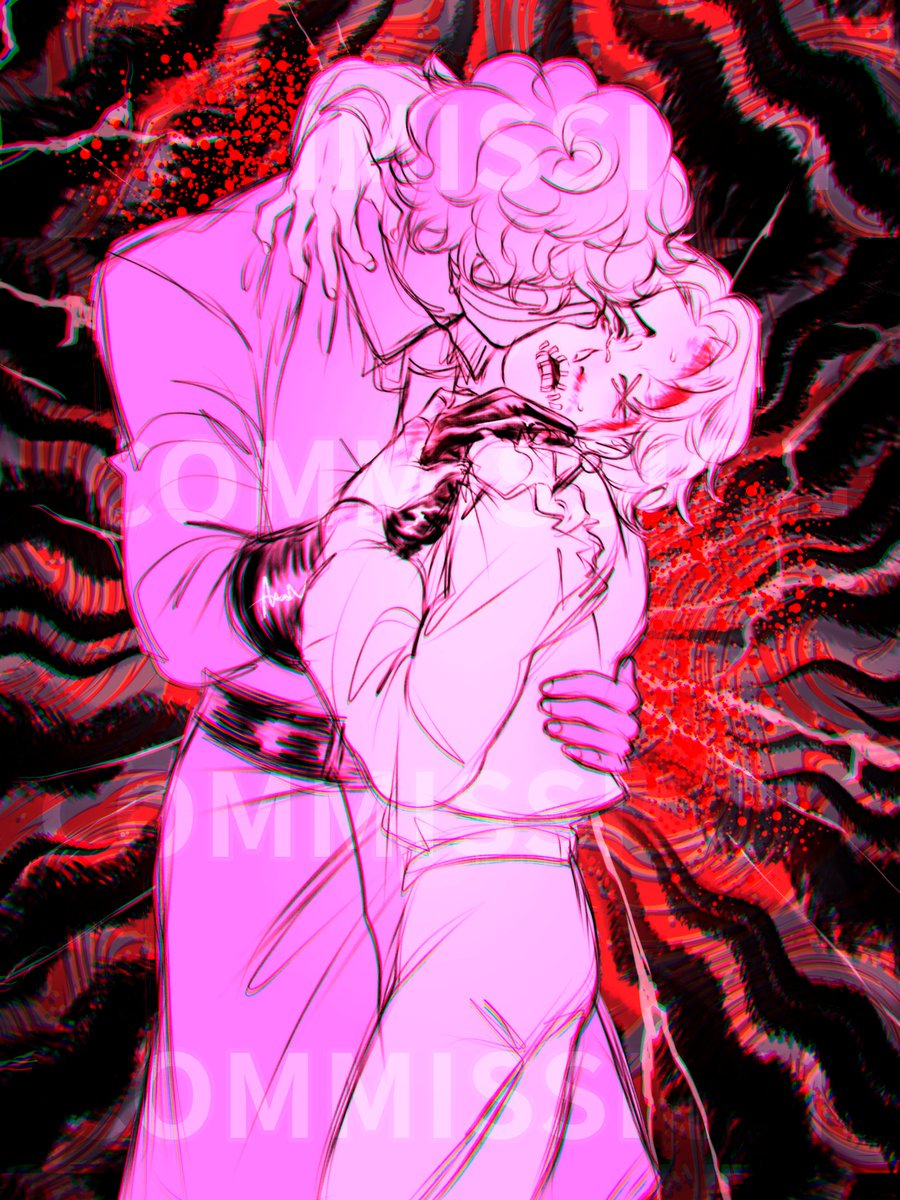 I guess some people here like this couple so I post it, This is the commission I drew for my client.