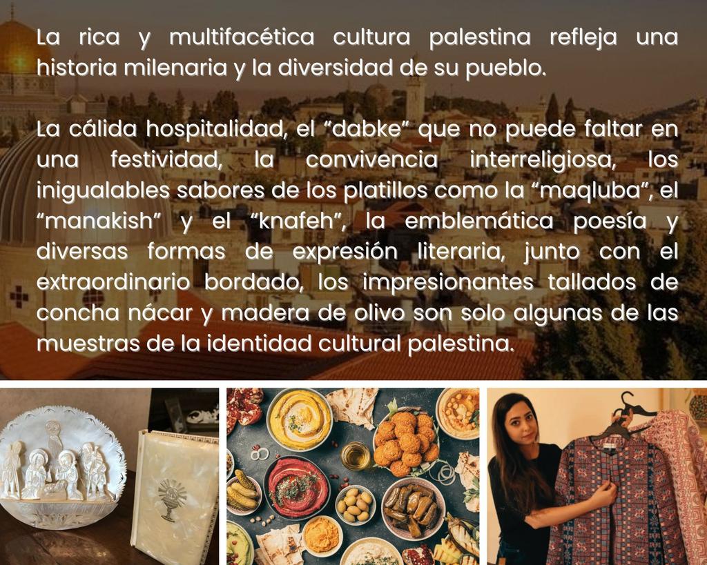 PalestineMX's tweet photo. 🗓 13 de marzo
Hoy conmemoramos el Día de la Cultura Palestina. 
Una cultura milenaria, profunda y resiliente, que preserva nuestra identidad ante los intentos de borrar nuestra existencia. No lo lograrán. https://t.co/QPcsnwChMN