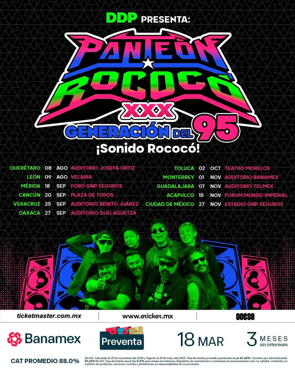 RococoCrew's tweet photo. El turno para que La Ciudad de La Esperanza festeje será el Jueves 27 de Noviembre, atentos a la preventa el próximo Martes por @eticketmx . https://t.co/6RrwIHQ8Ce