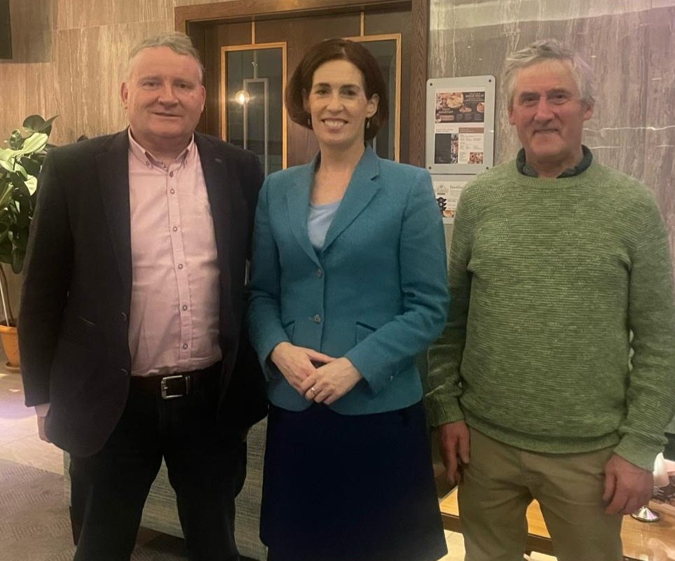Galway IFA meet with local government Minister and Dail Deputies on delayed ACRES payments,TB, Rewetting, and storm Eowyn to impress the seriousness of same.  <a href="/JohnConnollyTD/">Deputy John Connolly</a> <a href="/1Hildegarde/">Hildegarde Naughton</a> <a href="/albertdolan_/">Albert Dolan TD</a> <a href="/IFAmedia/">Irish Farmers' Association</a> <a href="/TuamHerald/">Tuam Herald</a> <a href="/CTribune/">Connacht/CityTribune</a> <a href="/gbayfm/">Galway Bay FM</a>