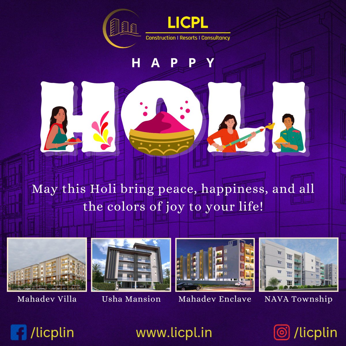 KirtiSahoo2's tweet photo. Fill your lives and your houses with the colours of peace, love and success. LICPL wishes Happy Holi to all !!

#LICPL https://t.co/X92RWBza3e
