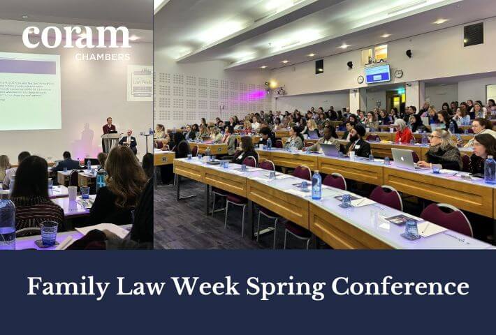The recent <a href="/familylawweek/">Family Law Week</a> Spring Conference 2025 proved to be a resounding success, highlighting the vibrant and evolving landscape of financial remedies in family law, featuring Alex Laing and Greg Williams from Coram Chambers, see the full story: tinyurl.com/25uvmfzm