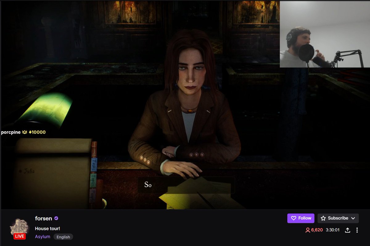 Looks like ASYLUM is already getting popular on Twitch...

Are those 6620 concurrent viewers?! 😳