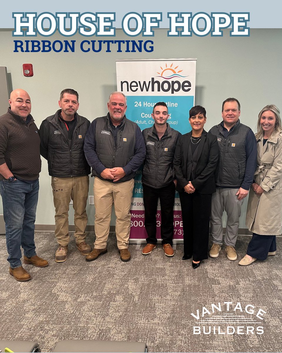We were honored to attend the ribbon cutting for House of Hope, a new Emergency Shelter built in partnership with Annino, Incorporated.