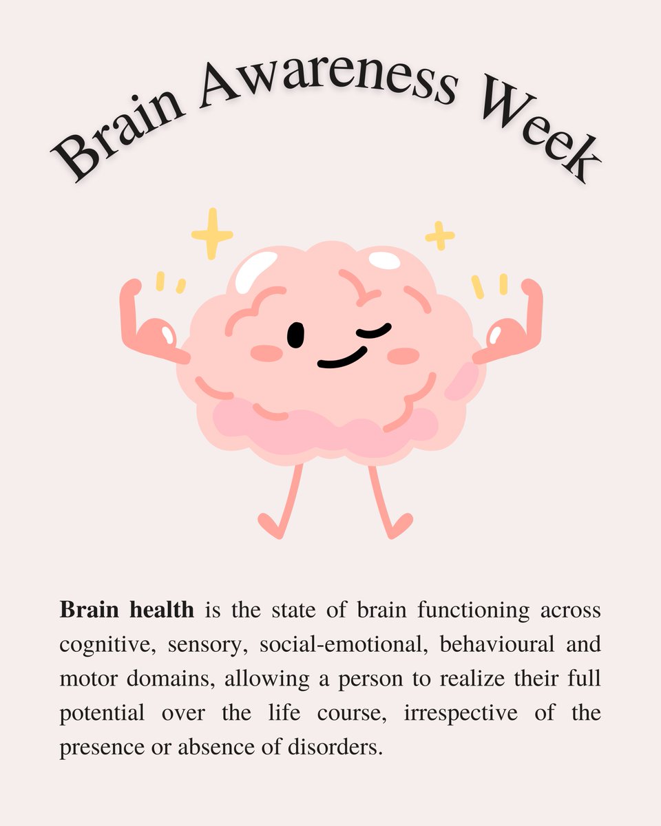 Basic research is the key to unlocking better brain health. Every discovery brings us closer to understanding how to protect and enhance our minds!🧠🔬 
#BrainAwarenessWeek