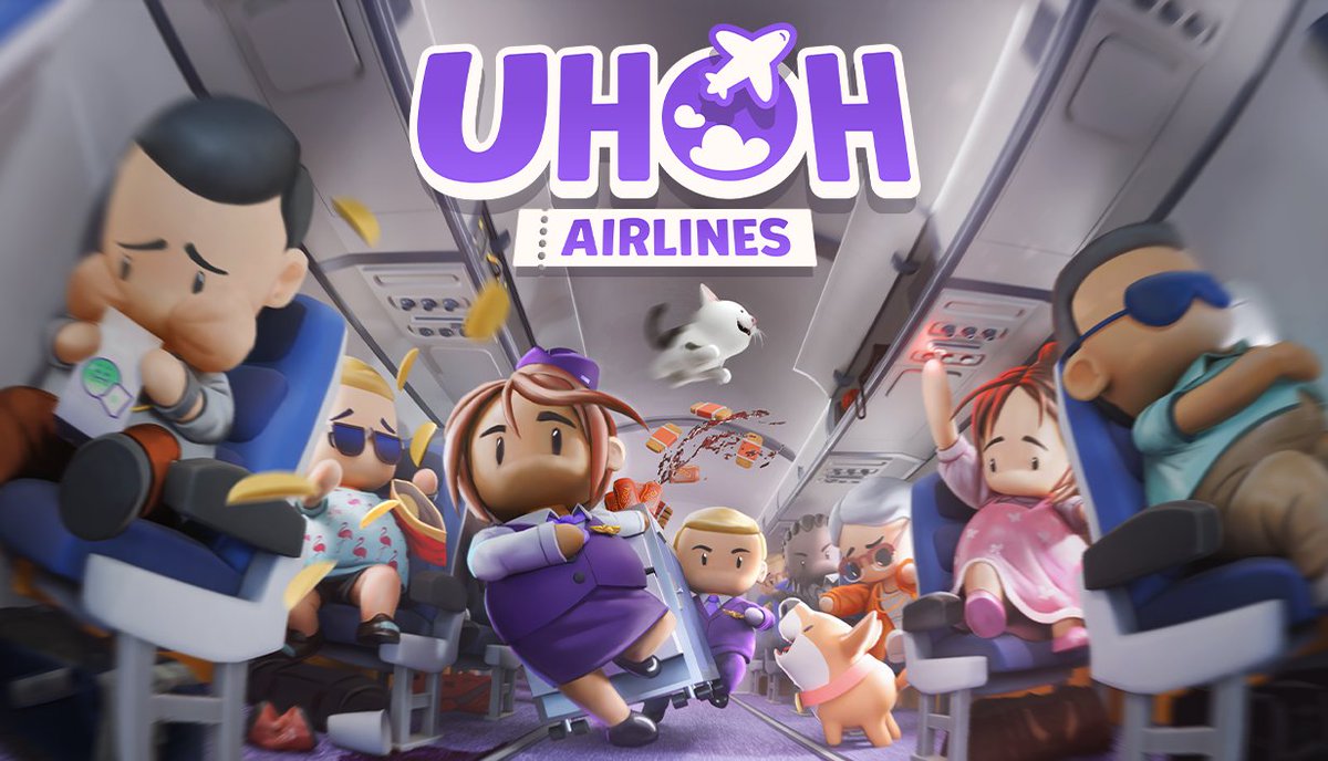 Buckle up, passengers! ✈️

Welcome aboard Uh Oh Airlines, a silly, casual, single player or couch co-op flight attendant simulator.

Through four unique seasons and many special flights and events, keep calm and fly on.

Download the demo using the link below 👇