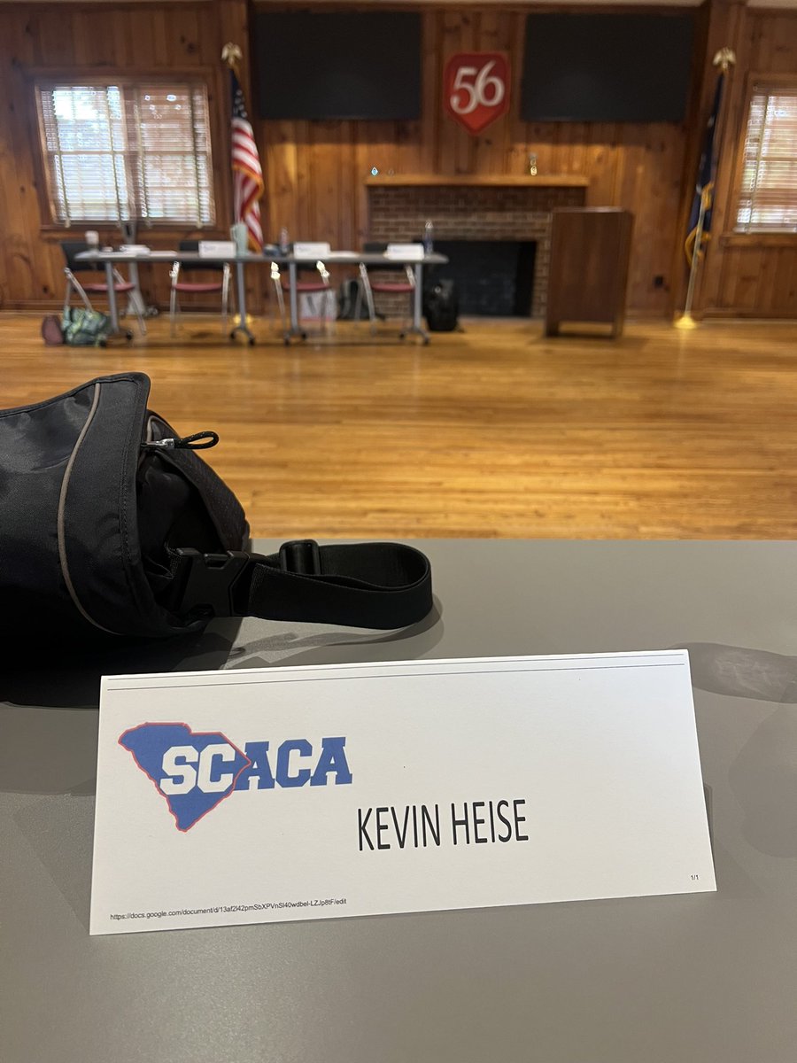 Kevin Heise (@kpheise2) on Twitter photo Always enjoy representing the <a href="/schssca/">SCHSSCA</a> at the <a href="/CarolinaCoaches/">South Carolina Athletic Coaches Association</a> Auxiliary Meeting! Thanks to Clinton District 56 for the great facility and lunch! <a href="/SCSoccer/">SCSoccer.com</a> Always enjoy representing the <a href="/schssca/">SCHSSCA</a> at the <a href="/CarolinaCoaches/">South Carolina Athletic Coaches Association</a> Auxiliary Meeting! Thanks to Clinton District 56 for the great facility and lunch! <a href="/SCSoccer/">SCSoccer.com</a>
