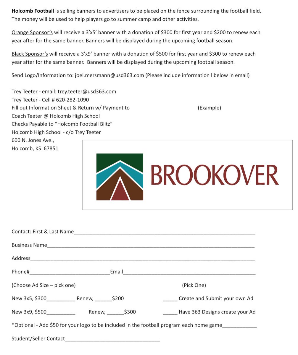 HOLCOMB Football tweet media