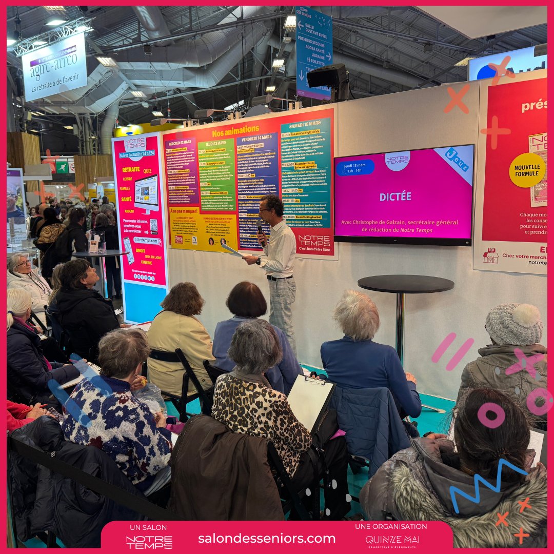 [𝗦𝗮𝗹𝗼𝗻 𝗱𝗲𝘀 𝗦𝗲𝗻𝗶𝗼𝗿𝘀 𝗱𝗲 𝗣𝗮𝗿𝗶𝘀 - 𝗝𝗼𝘂𝗿 𝟮]
🤩Une deuxième journée dans la continuité de la première, marquée par de nombreuses rencontres et découvertes.