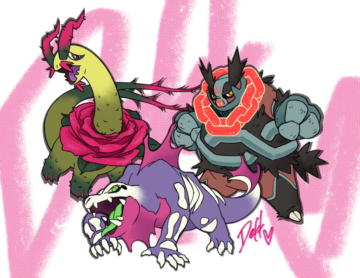 DeftPetal's tweet image. Pokémon Legends: Z-A starter regional evolutions! Kalosian Meganium, Emboar & Feraligatr 🌿🔥💦