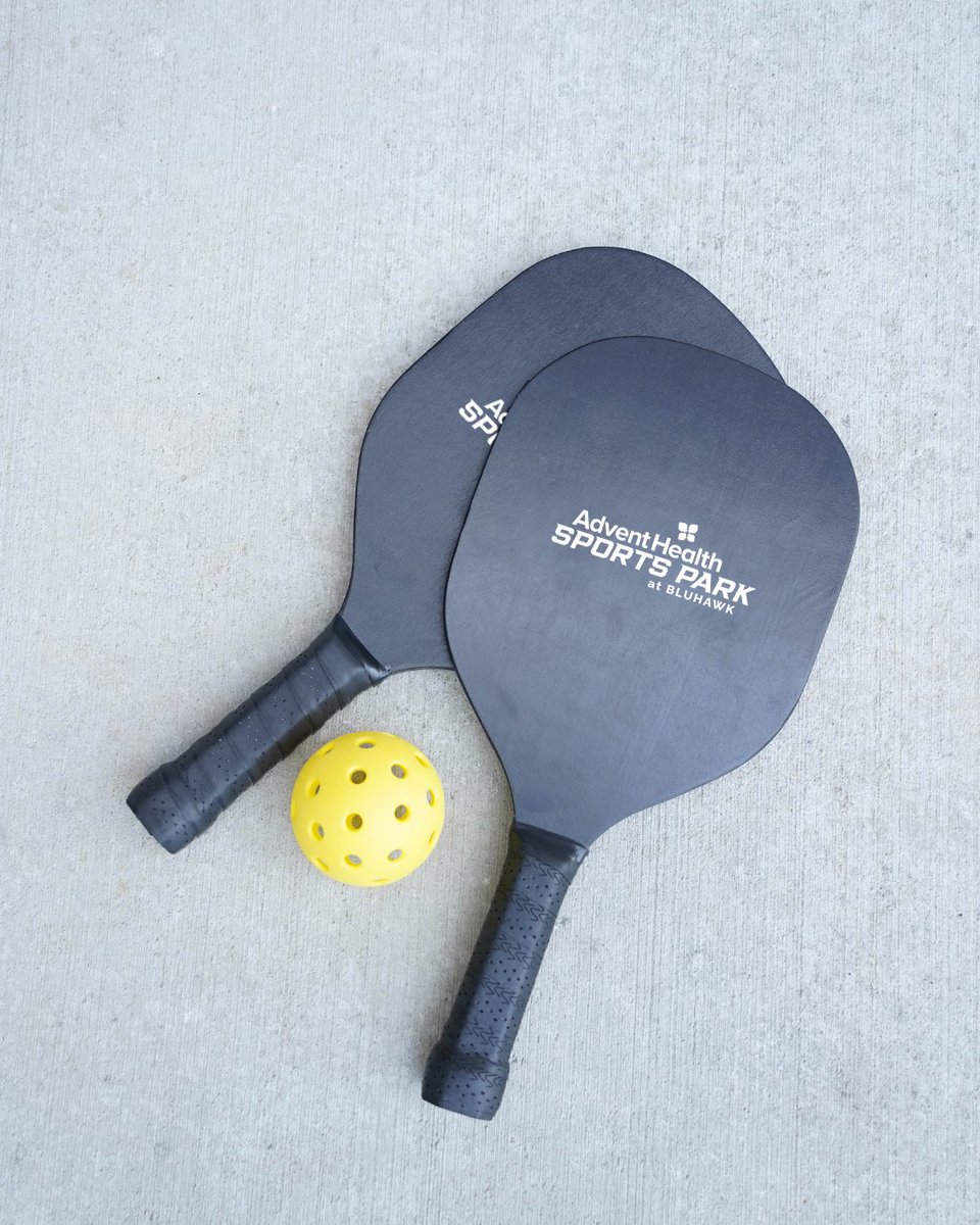 Time to rally! Join our Adult &amp; Senior #Pickleball Leagues at AdventHealth Sports Park at #Bluhawk – fun, competition, and lunch included! 

April 15th - May 29th | 11-Noon
Adults Play Tuesdays, Seniors on Thursdays

Register now bit.ly/41EyCh1!