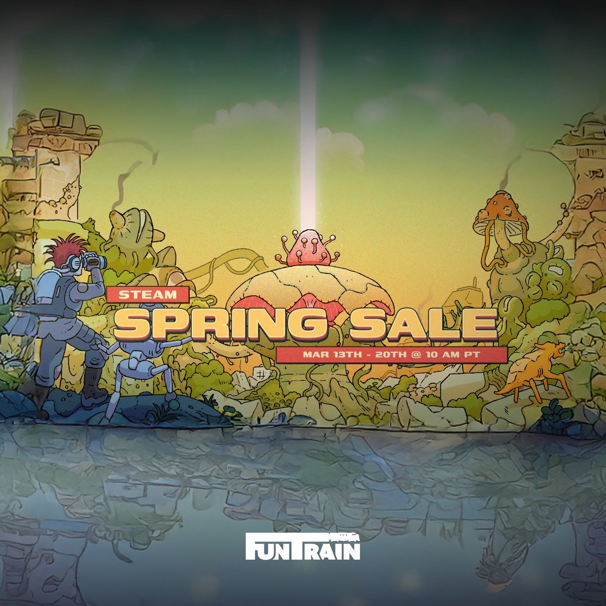 🌸🌟 The Steam Spring Sale is here! 🌟🌸

👊👊 Swing into action with Tarzan VR and experience the adventure, and don’t forget to grab the official Tarzan soundtrack to keep the jungle vibes going! 🎶🌿

store.steampowered.com/app/1112100/Ta…

#Steam #Tarzan #Explore #Gaming #Gorilla #Swing