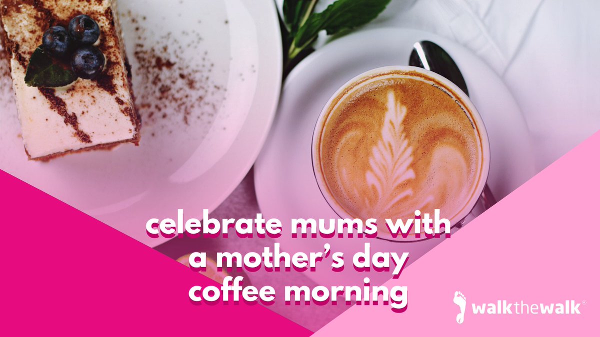 Celebrate mums with a Mother’s Day Coffee Morning! ☕🍰 Host at home, work, or a local venue! Invite friends and family for tea, cake, and donations to your fundraising page. Make it extra special with a raffle, or homemade gifts - Every cuppa counts! 💖

walkthewalk.org/fundraise/