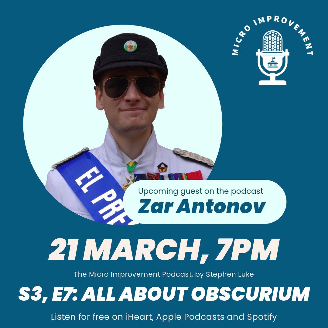 On our next episode of micro improvement!