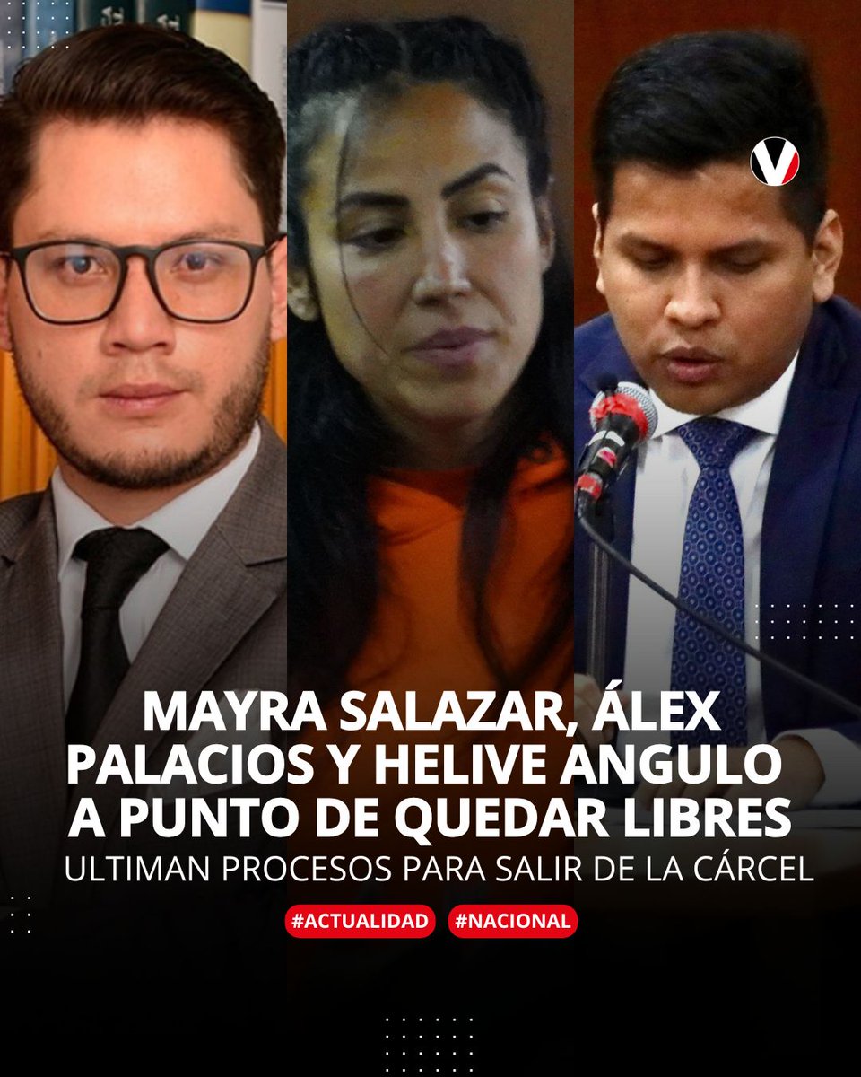 #Atención | Mayra Salazar, Álex Palacios y Helive Angulo, sentenciados en el #CasoMetástasis, ultiman detalles para acogerse a la libertad. Esto es lo último que se conoce: v.vistazo.com/3DIPeev