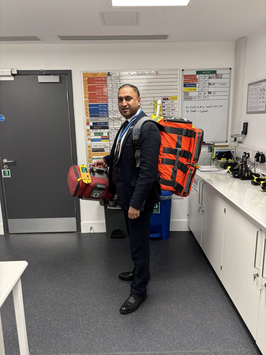 Great to host Bav the High Sheriff of Bedfordshire recently <a href="/Magpas_Charity/">Magpas Air Ambulance</a> Air Ambulance to talk about the lifesaving care of patients across Bedfordshire. Thank you Bav for all of your support for this lifesaving service.