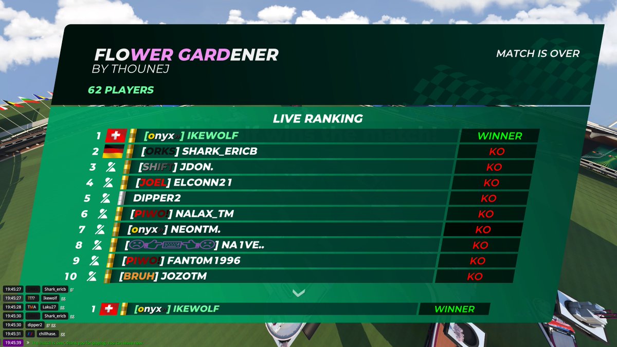 It's been a while... 15th win! 😊
