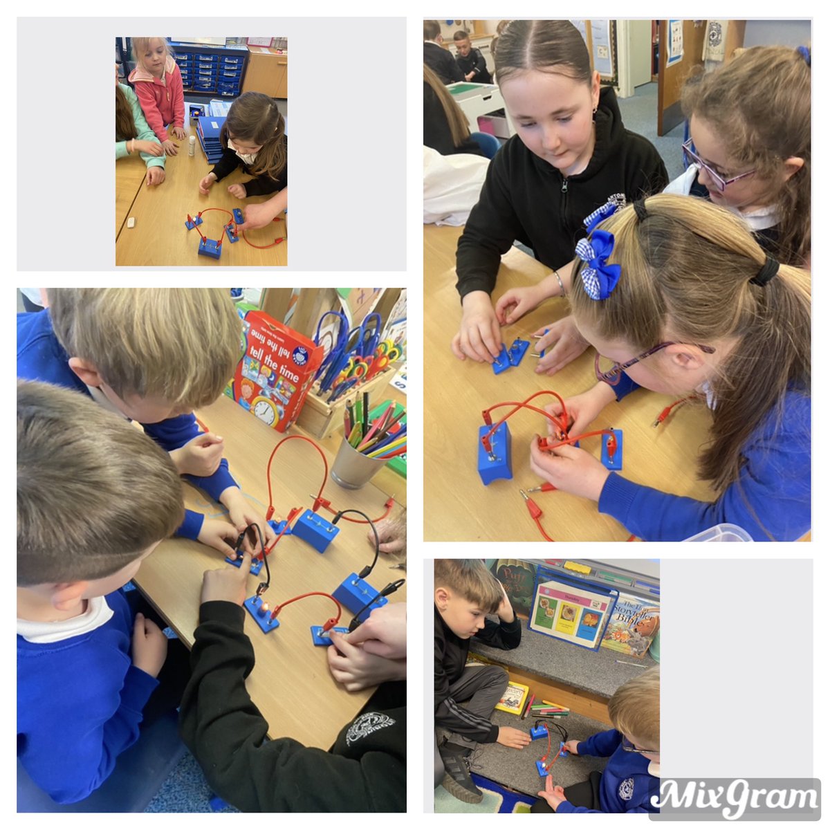 We loved having our P7 buddies come to work with us today to make electrical circuits!⚡️ 💡 <a href="/MrsMcManusanto/">Antonine Primary 7M</a>