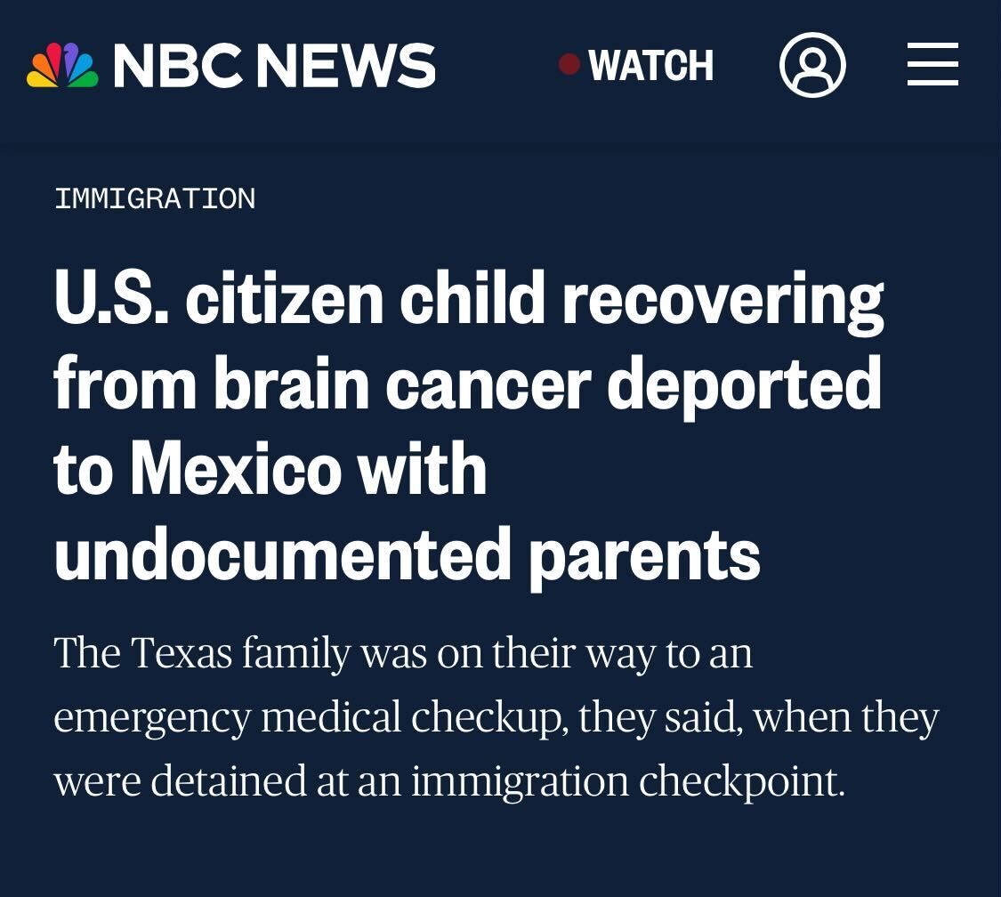 Trump is creating mass chaos by rounding up families on their way to the doctor and church. Now kids are afraid to go to school.

Trump has no solution for rising costs or a broken immigration system, and he’s revving up the mass deportation machine to distract us from this fact.