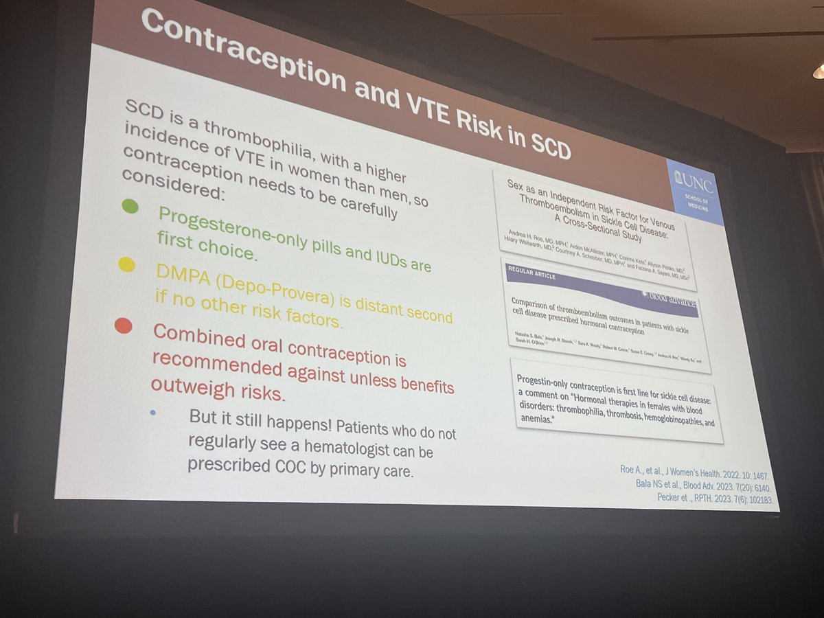 Contraception in sickle cell disease#HTRS2025
