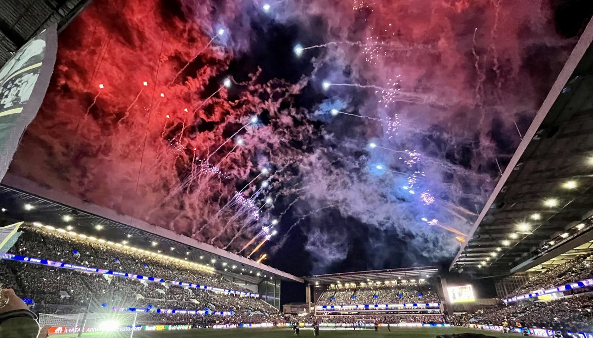 Villa Park European Nights &gt; Northern Lights 😁

#AVFC #UTV