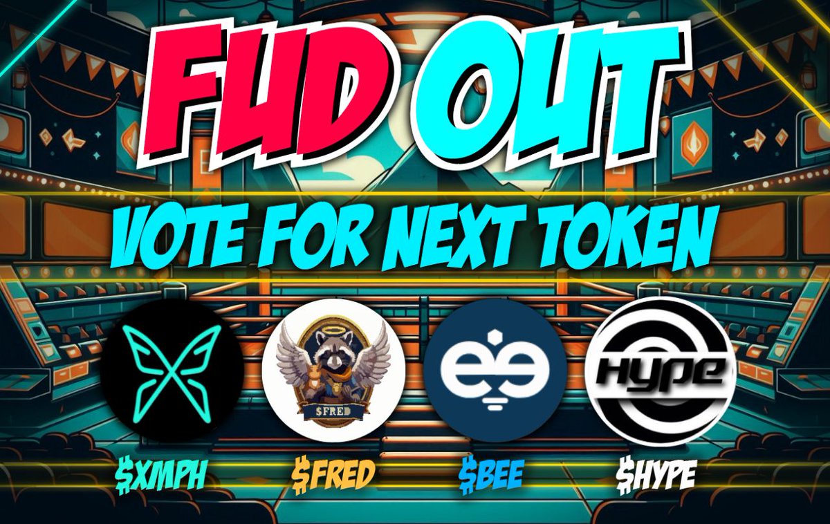 A new round of voting has begun, who's going to take the prize this time?

<a href="/PulsarMvX/">ᕈulsar on MultiversX</a> send 77 RARE to 100 reactions 

FUDOUT.com

Is $XMPH going to fly into no 1?

Is $FRED pushing for all the raccoons everywhere?

Is $BEE buzzing high about the rest?

Or, is $HYPE