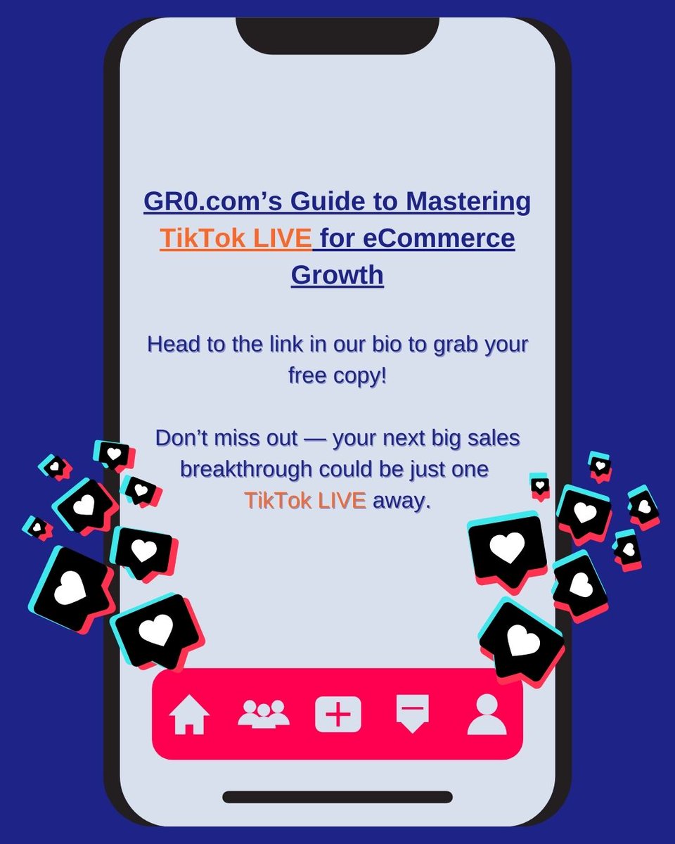 Meet TikTok LIVE. Brands that go LIVE are boosting sales, building loyal communities, and keeping customers coming back. GR0's ultimate guide to mastering TikTok LIVE has everything you need to turn engagement into real revenue. Tap the link in bio to get your FREE guide!