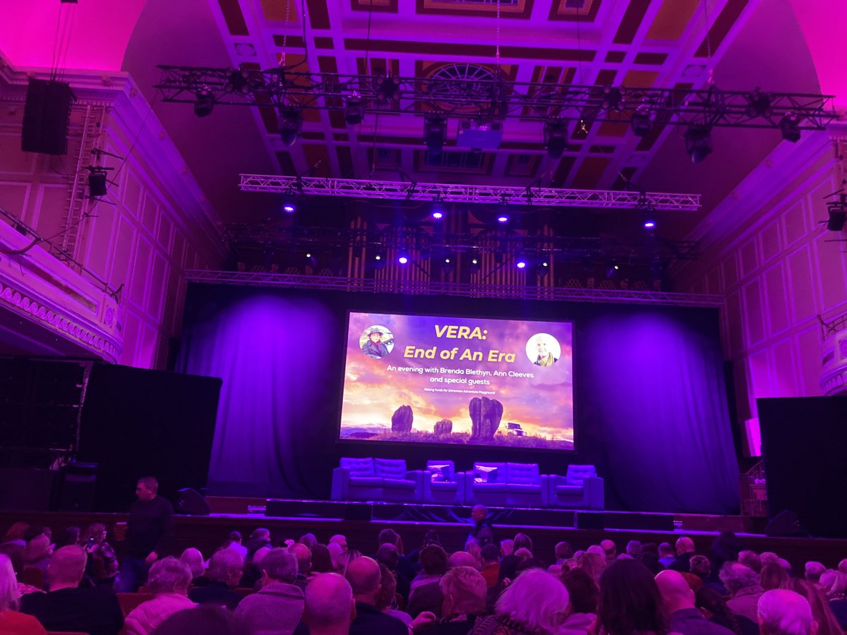 Barbara Hodgson (@barbarahodgson5) on Twitter photo There’s huge excitement in <a href="/O2CityHall/">O2 City Hall Newcastle</a> in Newcastle for tonight’s Vera: End of an Era event with <a href="/AnnCleeves/">Ann Cleeves</a> and <a href="/BrendaBlethyn/">Brenda Blethyn</a> - the queue outside is enormous! Review to follow There’s huge excitement in <a href="/O2CityHall/">O2 City Hall Newcastle</a> in Newcastle for tonight’s Vera: End of an Era event with <a href="/AnnCleeves/">Ann Cleeves</a> and <a href="/BrendaBlethyn/">Brenda Blethyn</a> - the queue outside is enormous! Review to follow