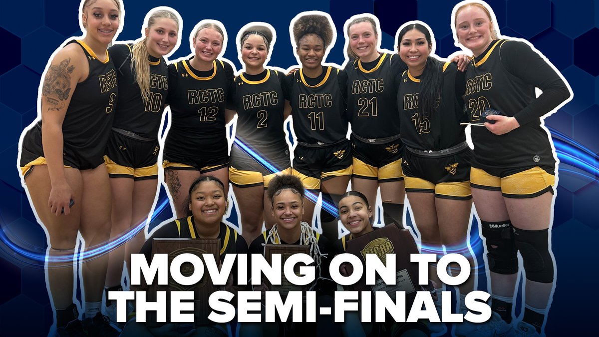 The Yellowjackets are moving on to the national semi-finals!  With their 64-51 win over Joliet, @rctc_wbb is one step closer to another national title.  The team plays Friday at 4pm.